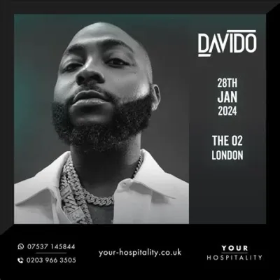 Le Concert Afrobeat Explosion de Davido : Une Nuit Inoubliable de Musique et d'Énergie à Paris !